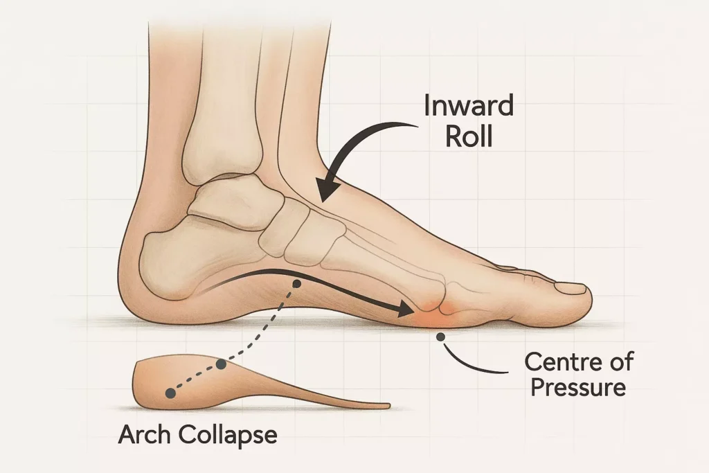 pronated feet